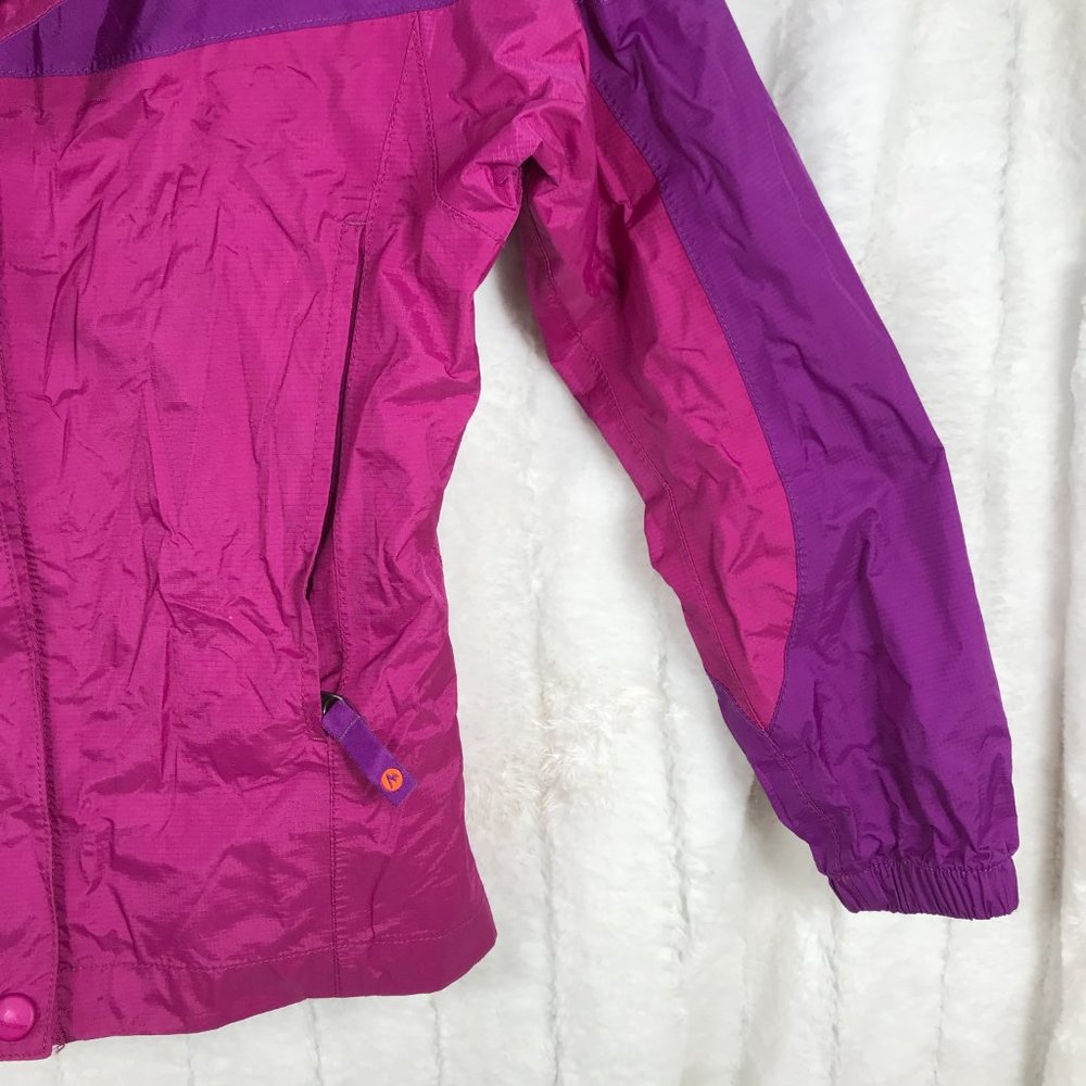 Marmot Girls XS 4-5 Windbreaker with hood - Picture 3 of 12